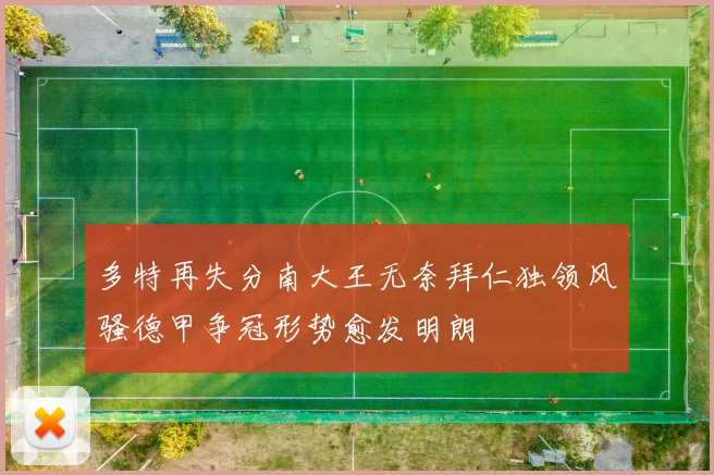 多特再失分南大王无奈拜仁独领风骚德甲争冠形势愈发明朗